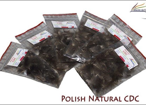 Polish Quills Wild Duck CDC Feathers - Natural Dun  (2 Gram)